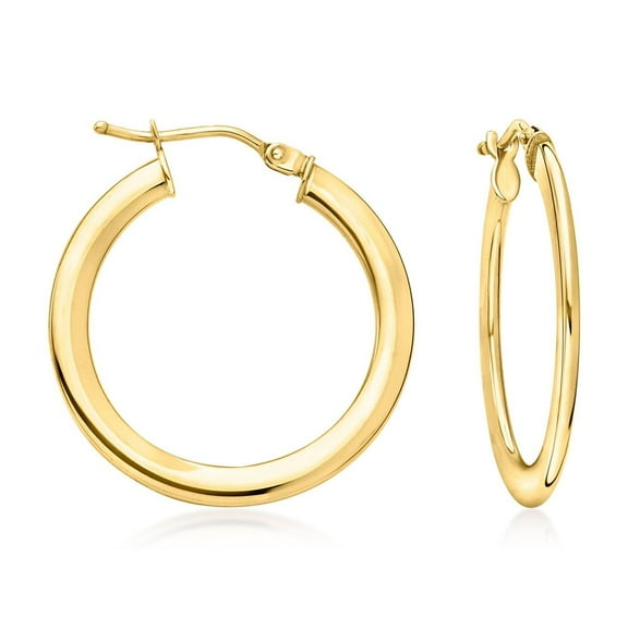 Ross-Simons Italian 14kt Yellow Gold Hoop Earrings, Women's, Adult