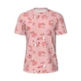 thumbnail image 5 of Wukai Fox Print Men's Short-Sleeved Mesh T-Shirt,Quick-Dry Short Sleeve Workout T-Shirt-4X-Large, 5 of 8