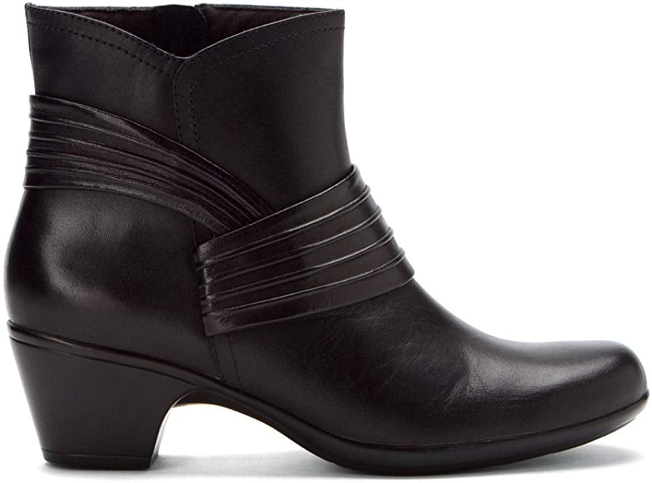 Ingalls by Clarks Mood Black Ladies Ankle Boots US size (62746) - Walmart.com