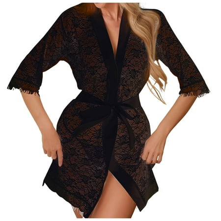 Xuewenshw Women s Lingerie Chemise Nightgowns for Women Crotchless Lingerie for Women Women Sleepwear Women s Lingerie  Sleep & Lounge Womens Night Gown