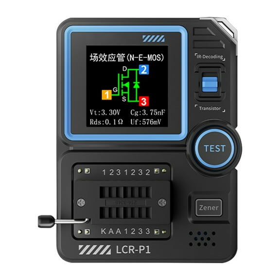 Transistor Capacitor Tester Electronic Component Tester Multimeter Diode Triode Mosfet Tester Multifunction Meter