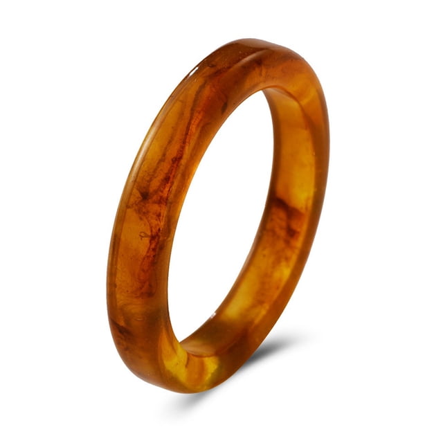 Women Resin Ring Fashion Solid Color All-match Finger Ring Knuckle Ring for Girl