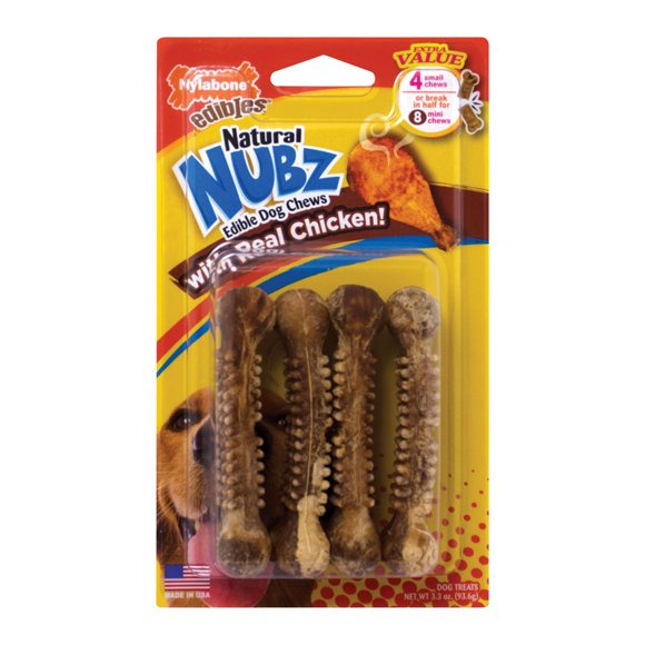 NYLABONE NUBZ EDBLS DC CHKN 4 SML (Pack of 1)
