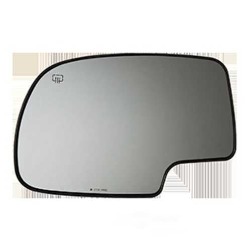 Burco Side View Mirror Replacement Glass with Motor Mount Plate - Clear Glass - 2734HRSG