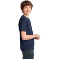 thumbnail image 3 of Port Company Youth Cotton Essential T-Shirt Navy L., 3 of 4