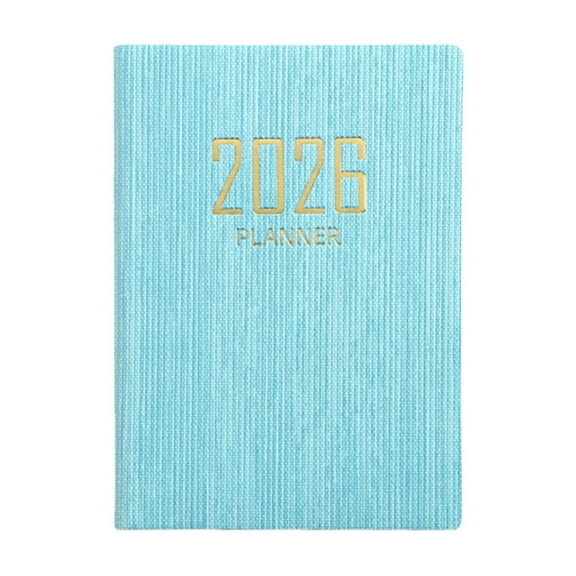2026 Planner Weekly Monthly Planner, Portable Daily Calendar Notebook for Plan Management, Long-term Goal Setting & Project Planning, 1Pc, Multicolor, Thicker Paper Daily Organizer(Blue,4.1x3")