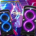 thumbnail image 4 of Altavoz Bluetooth portátil QxbJoy de 160 W con batería de subwoofer de 15 horas, 4 of 6
