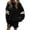 Black, variant on Women 2 Piece Outfits Sweatsuit Casual Long Sleeve Pullover and Shorts Sets Travel Tracksuit Navy Blue S