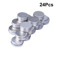 thumbnail image 2 of 24pcs 30g Travel Bottles Cosmetic Container Empty Cream Jar Pot with Lid for Makeup Pomade (Aluminium Specimen Box with Thread), 2 of 8