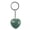 Aventurine, variant on Natural Quartz Crystal Stone Love Heart Keyring Healing Keychain Ornaments-Rose Quartz