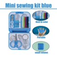 thumbnail image 3 of Stylish Complete Sewing Thread Needle Scissor Thimble Mini Plastic Storage Case Sewing Kit Tool For Home Travel Use, 3 of 9