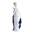 thumbnail image 3 of Figura de dama de cerámica para niña, artesanía, arte de entrada, mesa, colección, escultura Estilo B, 3 of 8
