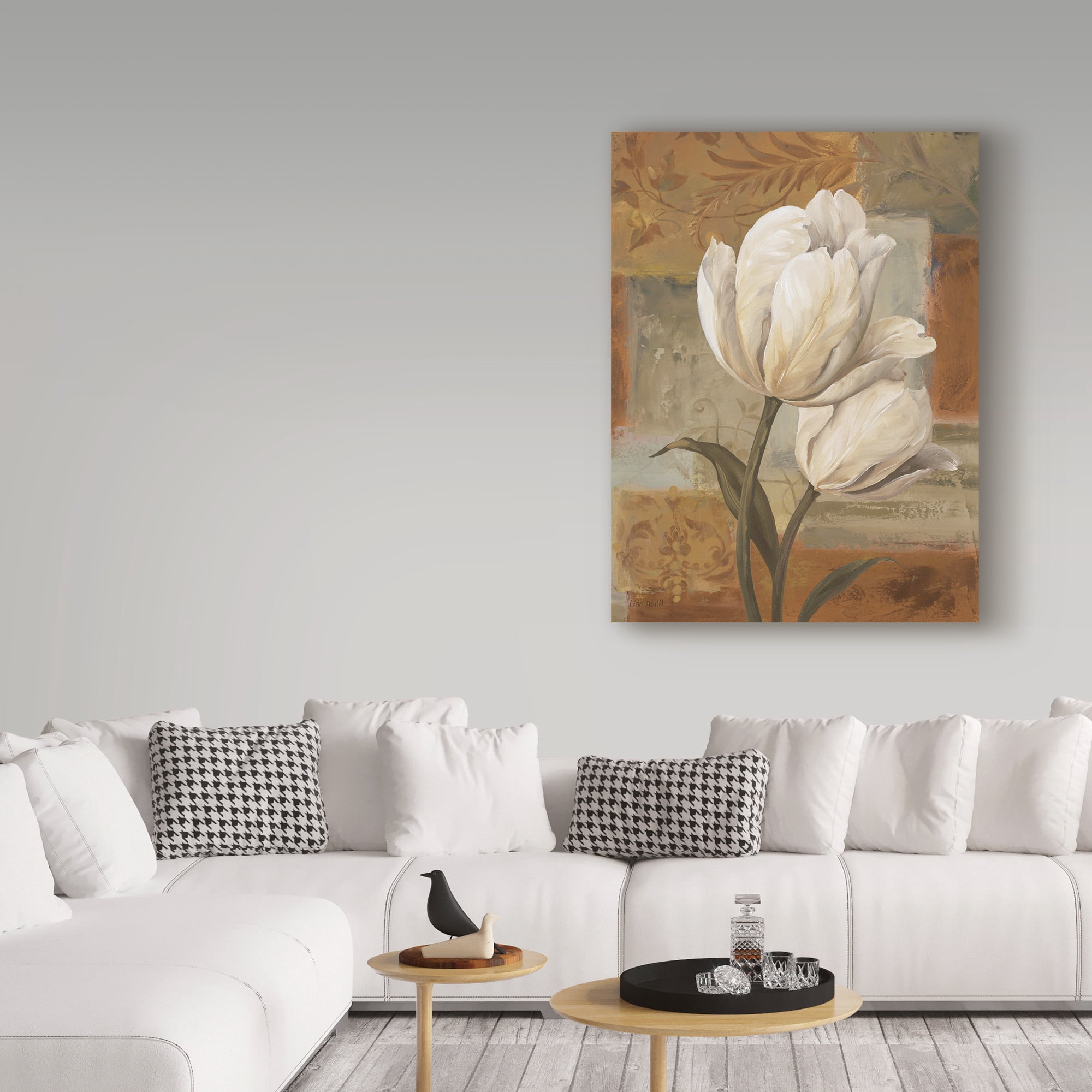 Trademark Fine Art 'Tulip Waltz III' Canvas Art by Lisa Audit