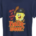 thumbnail image 3 of SpongeBob SquarePants - Arrr Ye Ready For Halloween - Women's Short Sleeve Graphic T-Shirt, 3 of 6