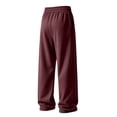 thumbnail image 6 of Evdexr Mens Baggy Sweatpants Drawstring Wide Leg Sweat Pants with Pockets Fall 2026 Lounge Casual Trousers Oversized Loose Fit Solid Pants 3XL, 6 of 8