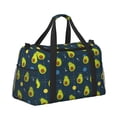 thumbnail image 2 of Fuzoiu Avocado in Space Print Travel Duffle Bag,Carry On Tote Bags,Duffel Bag,Sport Gym Bag, Hospital Bag for Labor and Delivery, Overnight Bag,Luggage Bag, 2 of 7