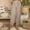 Khaki, variant on Womens Casual Solid Color Loose Pockets Elastic Waist Pants Long Trousers Casual Pants for Women Petite 2xl Track Pants plus Size Women Pants Casual Womens Pants Casual Work Long Womens Crop Pants