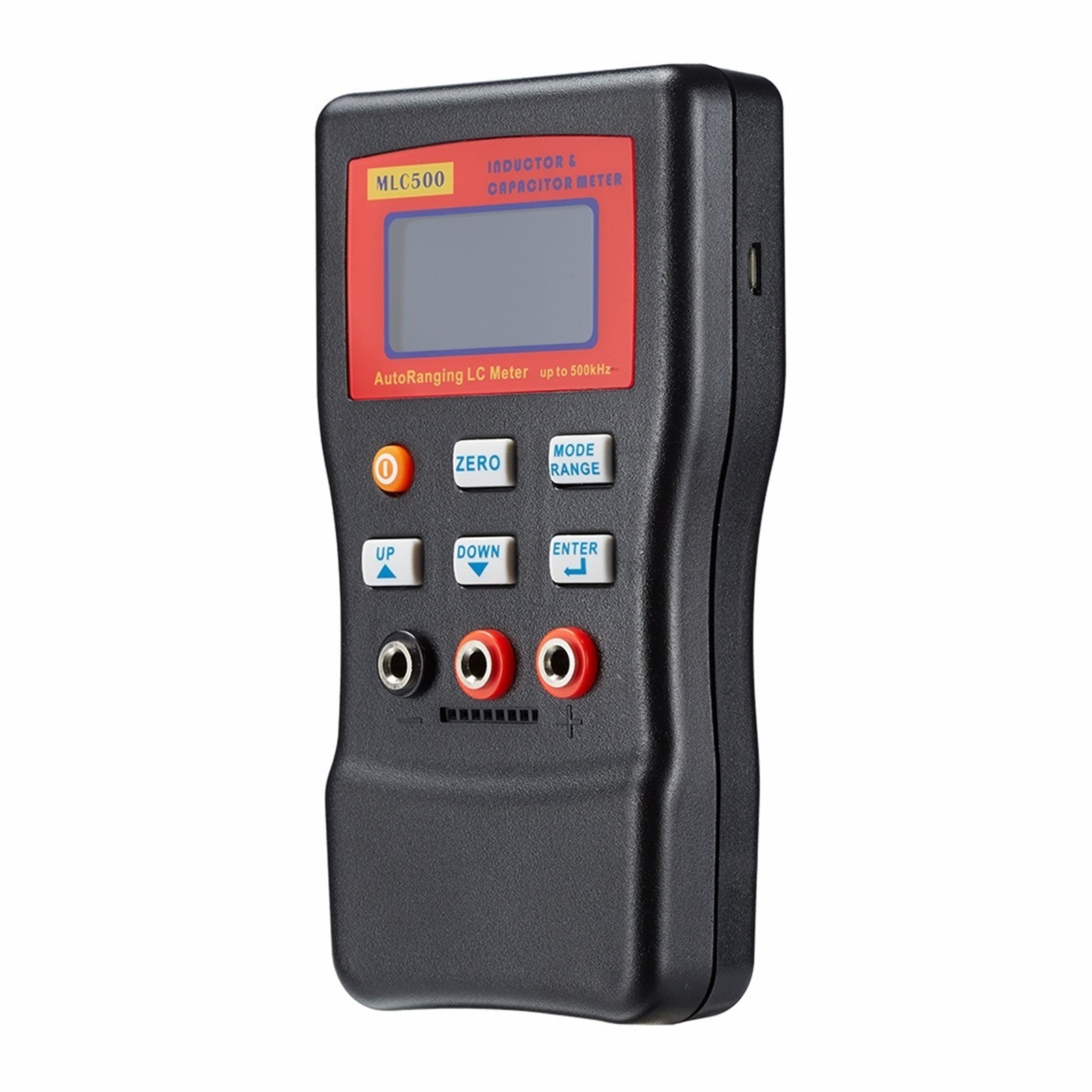 MLC500 Electronic Capacitance Inductance Meter Digital Bridge LC Meter Multimeter LC RC Oscillation To 500 KHz 100mF 4.8 Tool ,High Accuracy