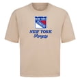 thumbnail image 2 of Men's Levelwear  Khaki New York Rangers Team Surge Luxe Signature Knit T-Shirt, 2 of 3