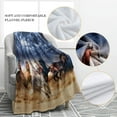 thumbnail image 3 of Horse Blanket Gifts for Women Girls, Christmas Birthday Valentine's Day Horses Gifts for Horse Lovers Adults Kids, Horse Decor for Couch Chair Bed Travelling Camping Horse, 3 of 6