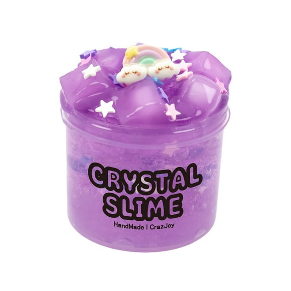 Purple 70Ml Fruit Crystal Mud Colored Clays Toy Diy Noodles Mud Creatives Handmade Clays