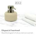 thumbnail image 2 of Ensemble d'Accessoires de Salle de Bain 4 Pcs Beige, 2 of 7