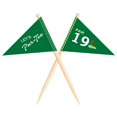 thumbnail image 1 of VOWFOO Golf Themed Toothpick Flags, 20 PCS Par 19 Let's Par-Tee Birthday Cocktail Picks Mini Stick Cupcake Toppers for 19th Birthday Party Food Bar Decorations, 1 of 7