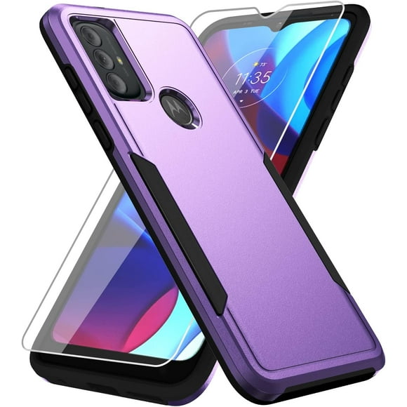 MYKOMI for Moto G Play 2023 Case,Moto G Pure Phone Case,Moto G Power 2022 Case with Screen Protector, Heavy-Duty Tough Rugged Shockproof Protective Case for Motorola Moto G Play 2023