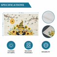 thumbnail image 6 of Gnomes Sunflower Placemats Set of 4, Bees Branches Floral Elegant Pastoral Placemats for Dining Table, Place Mats for Kitchen Tabletop, Waterproof Wipeable Dining Table Mats Set, 6 of 9