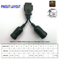 thumbnail image 3 of OTKEFDI Automotive Diagnostic Tool,6+9Pin J1708 J1909 Heavy Duty Diesel Truck Cable, 1 Piece, 3 of 5