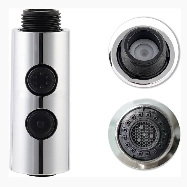 Pull Out Spray Shower Head Setting Kitchen Spare Replacement Tap Sprayer Electroplating