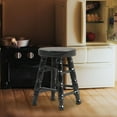thumbnail image 6 of Almencla Dollhouse Mini Chair Wooden Stool Chair 1/12 Layout Props Dollhouse Decoration Accessories Dollhouse Pub Bar High Stool Decor Black, 6 of 8