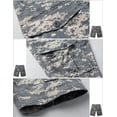 thumbnail image 4 of Bermudas Cargo para Hombre en Camuflaje Digital Azul Talla 42, 4 of 4