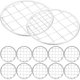 thumbnail image 3 of 12Pcs Metal Pen Holder Grid Metal Flower Grid Mason Jar Floral Grids Iron Floral Vase Grid, 3 of 3