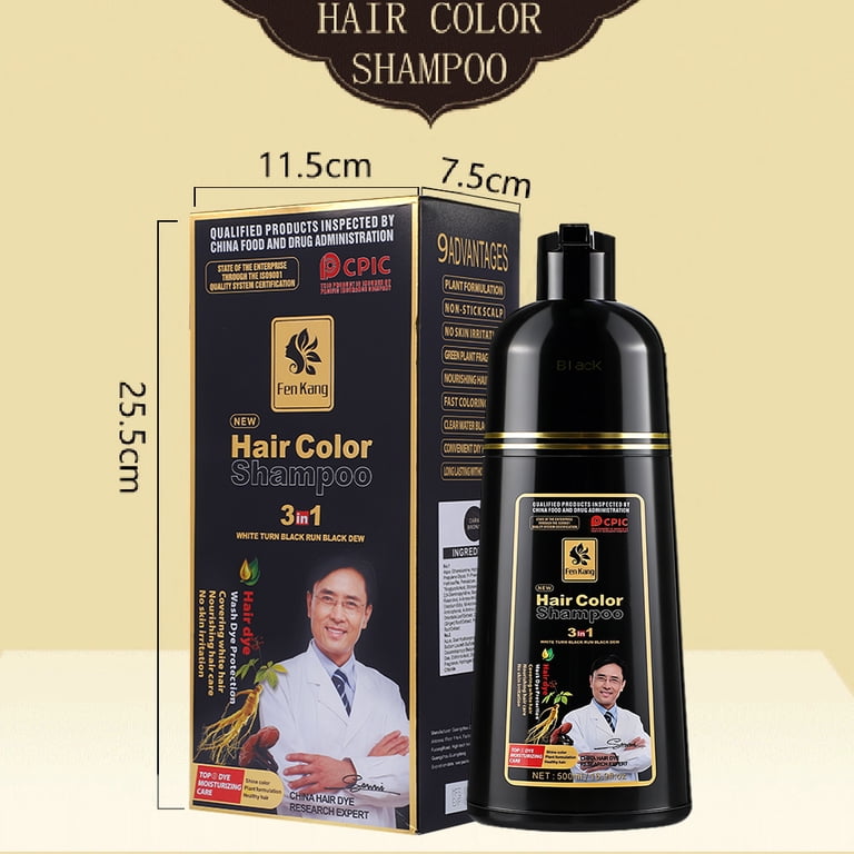 HailiCare Hair Dye Shampoo, Paraben Free, Coconut Oil Essence