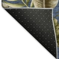 thumbnail image 3 of Addison Rugs Mayfield Washable Tropical Leaves Blue Rectangle Rug, 2'6" x 3'10", 3 of 6