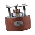 thumbnail image 3 of Estufas de alcohol, utensilio de cocina, quemador de alcohol para acampar, barbacoa, hogar base de madera plata, 3 of 8