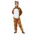 thumbnail image 3 of hirigin Women Halloween Jumpsuit Set, Long Sleeve Animal Bodysuit + Headwear + Shoe Cover for Cosplay, 3 of 9