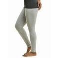 thumbnail image 3 of 3 Pack Women's Premium Cotton Leggings Plus Size S-3XL Full Length With High Wide Waistband High Waist Curvy Plus Leggings Ankle No See-Through Workout Yoga Pants Tummy Control Activewear Womenswear, 3 of 5