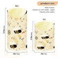 thumbnail image 3 of 2 PCS Tilted Flameless Candles Flickering LED Lights Battery Operated Candles with Remote Timers for Holiday Decor Cute Bees and Honeycomb Pattern, 3 of 7