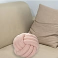thumbnail image 4 of Bola De Nudo De Felpa Almohada Diámetro 22cm Decoración De Habitación Para Sofá Sofá Rosa Claro, 4 of 6