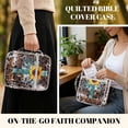 thumbnail image 4 of ZUXONGSY Cross Sunflower Print Bible Case for Women Lightweigh Leopard Print Bible God Is Within Her Carrier Stylish Handbag with Handle Christian Tote Bag for Daily Commuter, 4 of 7