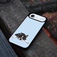 thumbnail image 4 of WIRESTER Shockproof Soft Rubber Cover Case for Apple iPhone 17 Air 6.6" 2025, Boston Terrier Dog Lying Down Looking Up On Light Blue Background, 4 of 5