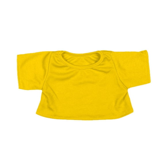 Yellow T-Shirt for 14"-18" Plush Toys, Stuffed Animal Clothing Outfit