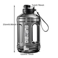 thumbnail image 3 of 1600 ML/54 OZ Large Portable Sports Water Bottle with Handle Durable Gallon Water Bottles Large Plastic Water Bottles Fitness Sipper for Indoor Outdoor Black, 3 of 7