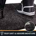 thumbnail image 4 of Felpudo Purrugs Dirt Trapping, 80 x 120 cm, antideslizante y lavable, 4 of 7