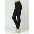 thumbnail image 3 of Conceited Women's Motivate Stretch Knit Ponte Pants - Dressy Leggings - Wear to Work, 3 of 6