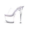 thumbnail image 2 of Ellie Shoes E-711-Vanity 7" Heel Womens Mule Sandal. Black / 9, 2 of 5