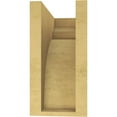 thumbnail image 4 of 5"W x 10"D x 10"H Classic Yorktown Rough Cedar Woodgrain TimberThane Corbel, Primed Tan, 4 of 6