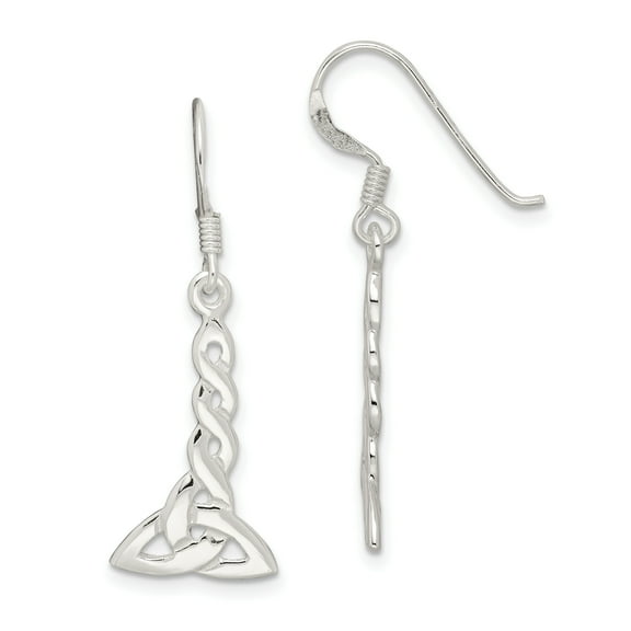 Primal Silver Sterling Silver Twisted Knot Dangle Earrings